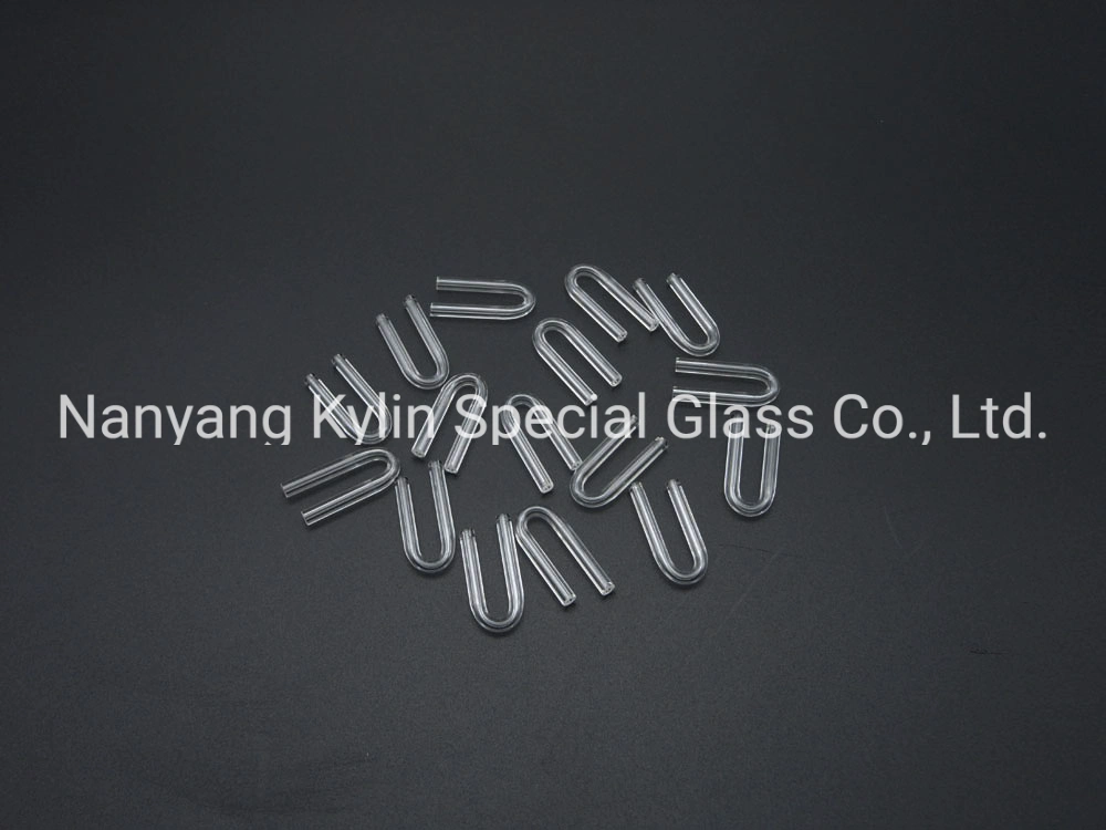 High Quality High Temperature U Shape C Shape Clear Thermocouple Quartz Glass Tubing