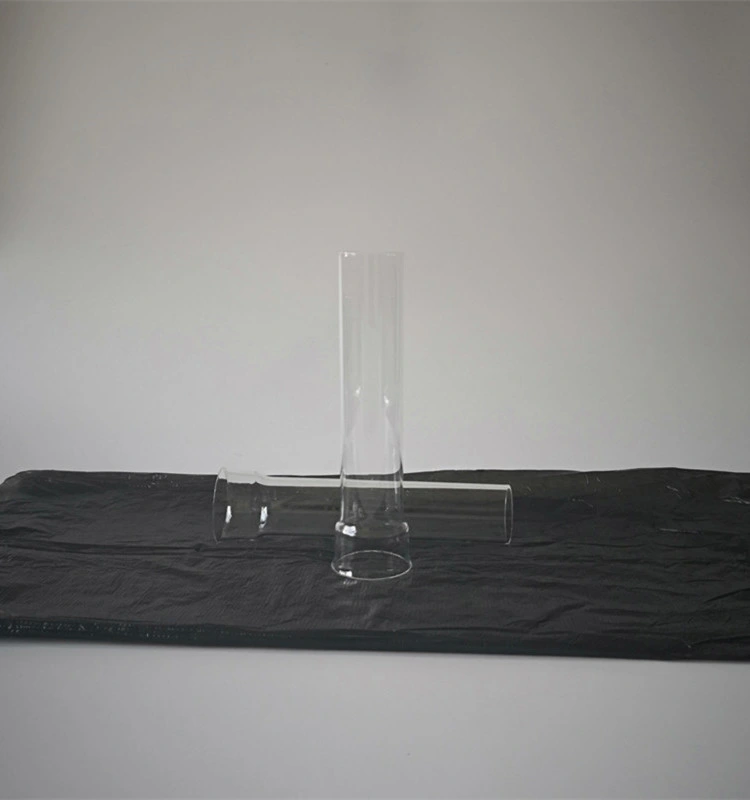 Quartz Tube Flask, Combustion Bottle, Three Mouth Quartz Glass Flask